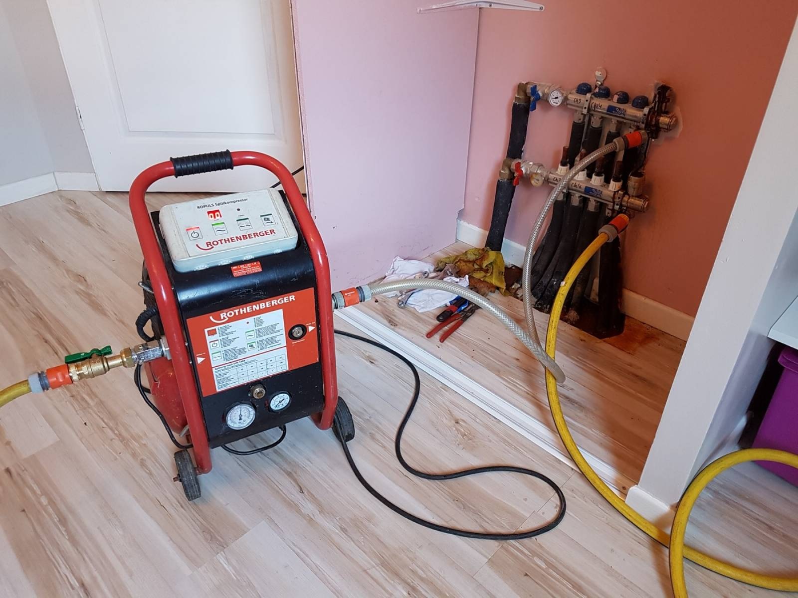 Köşklüçeşme Vaillant Hermetik Şofben Petek Temizliği